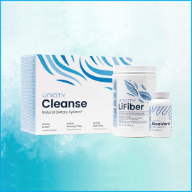 CLEANSE with ALOE VERA, LIFIBER and PARA WAY by Unicity can be ordered at LifeStyle-Shop.ch
